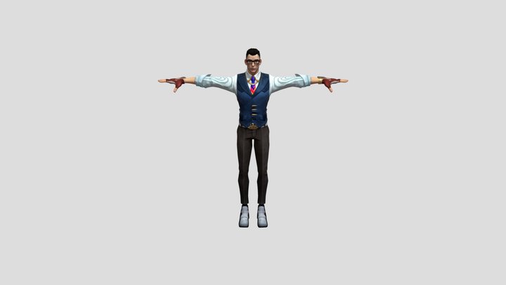 Chamber (T-pose) – Modello 3D gratuito STL