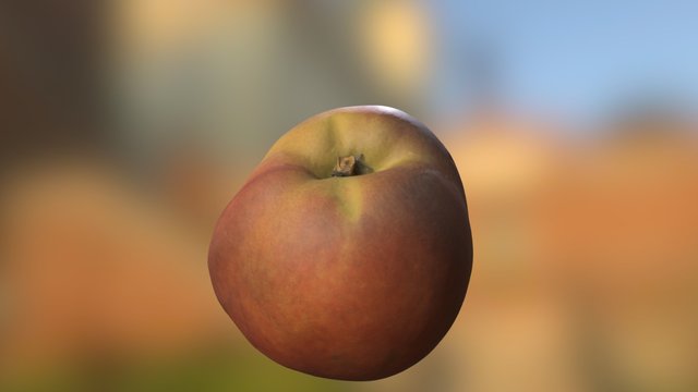 Peach 3D Model