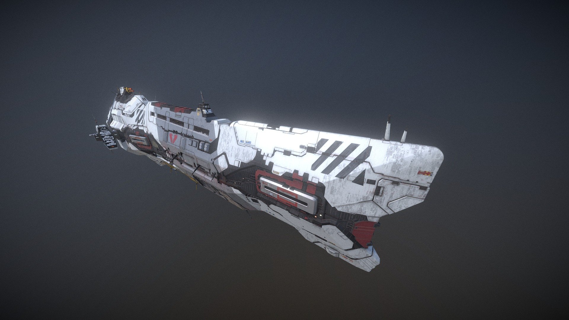 Homeworld HiPoly Vaygr BattleCruiser - Download Free 3D Model By ...