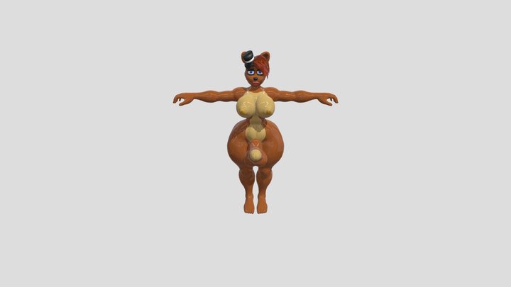 km_fraddy_km_female_freddy 3D Model