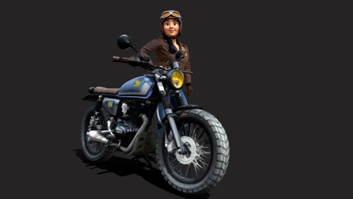Biker Honda 125MTX
