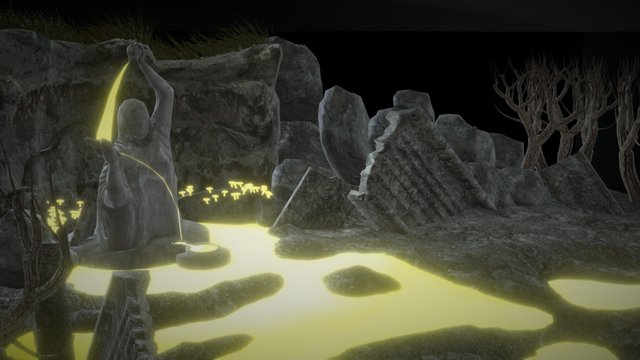 Enviroment Light Maps(Fountain of Shara) 3D Model