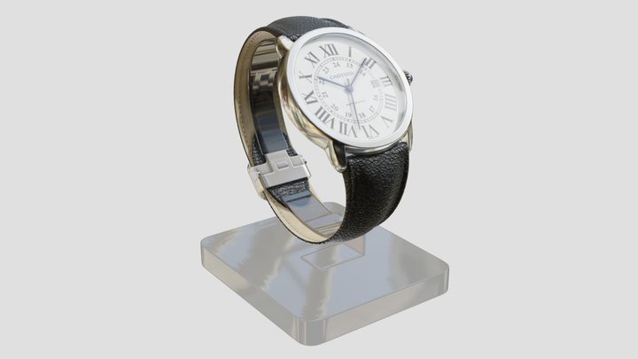 Wristwatch / Cartier / Wristwatch Ronde 01 3D Model