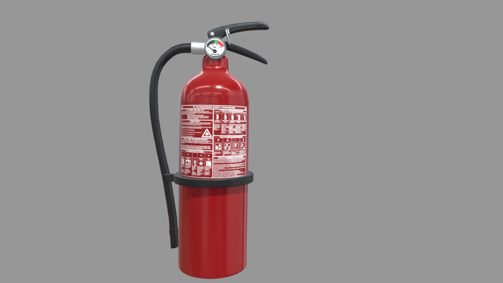 Fire Extinguisher 2 - 3D model by Odehx [fdac90f] - Sketchfab