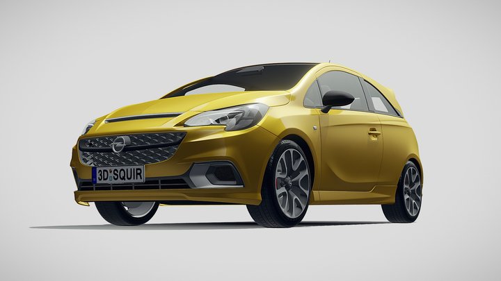 Opel Corsa GSI 2019 3D Model