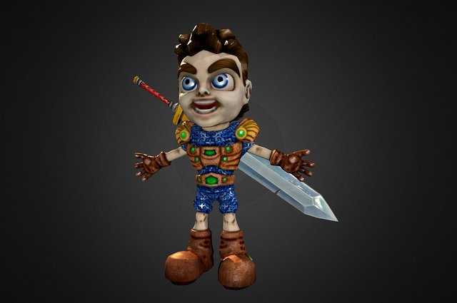 Hero Darius 3D Model