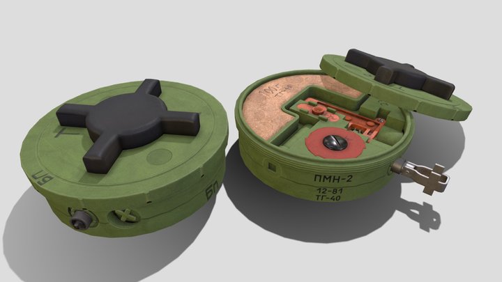 PMN-2 Land mine 3D Model