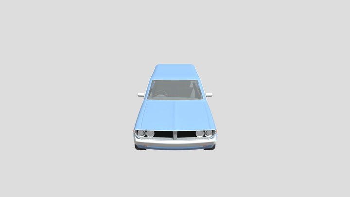Toyota Corona Wagon 1972 3D Model