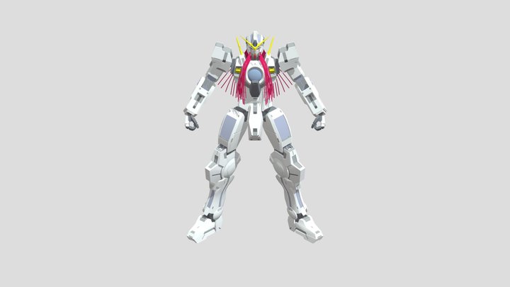 GN-004 Gundam Nadleeh Mobile Suit 3D Model 3D Model