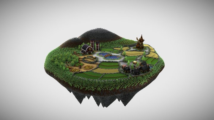 Farming Island - TheBarn (Download Description) 3D Model