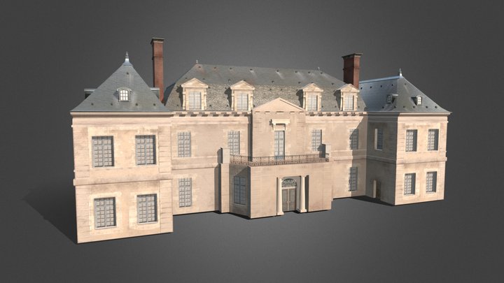 French Castle 3D Model