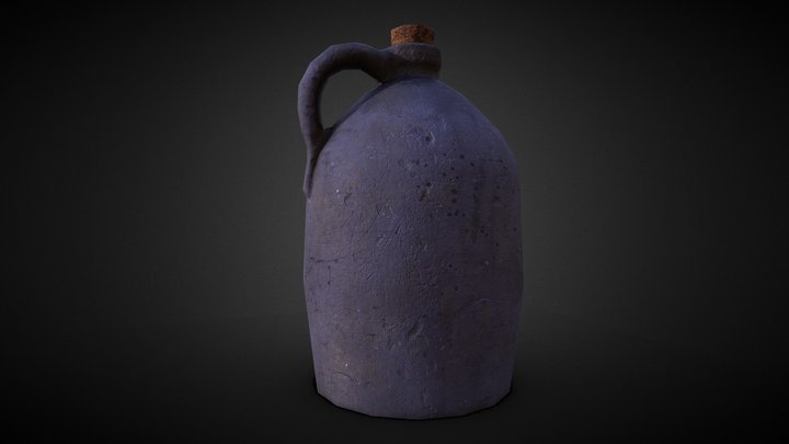 Medieval Jug 3D Model