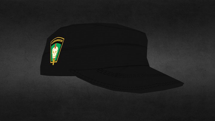 Gorro De Pala Comandos 3D Model