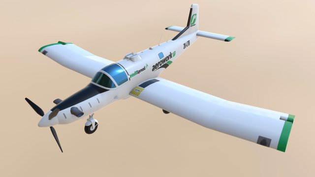 Pacific Aerospace CRESCO 3D Model
