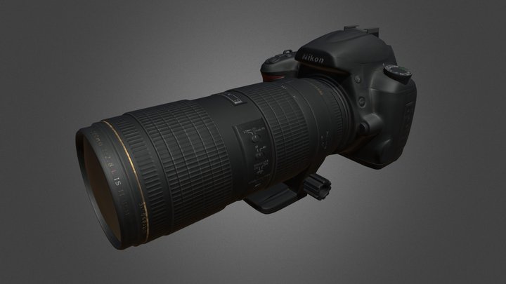 Camera 3D Model