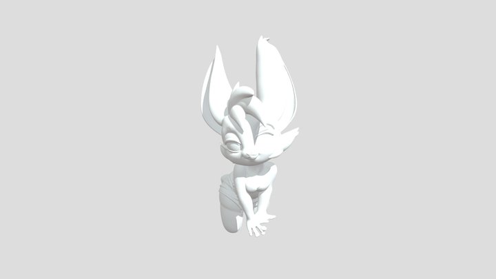 Cartoon bunny Design by Raz 3D Model