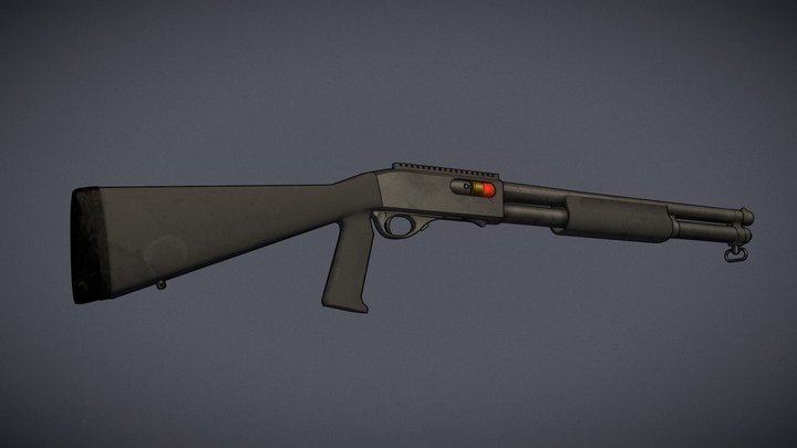 REMINGTON 870 3D Model