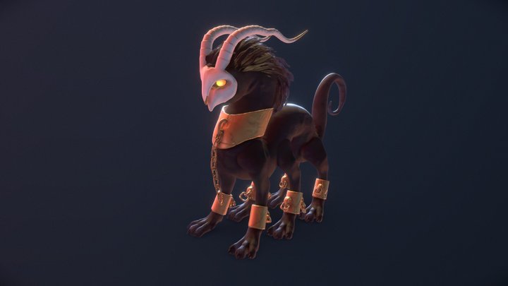 owl demon sculpt 3D Model