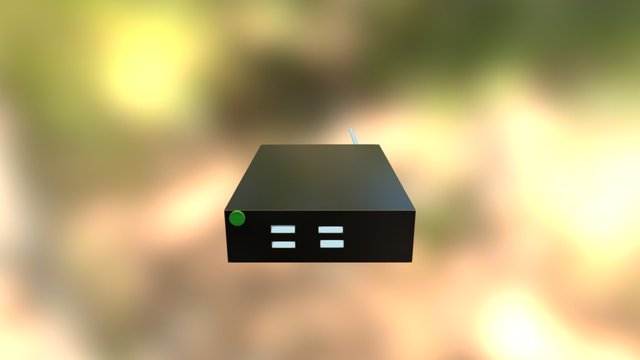 USB NAS 3D Model
