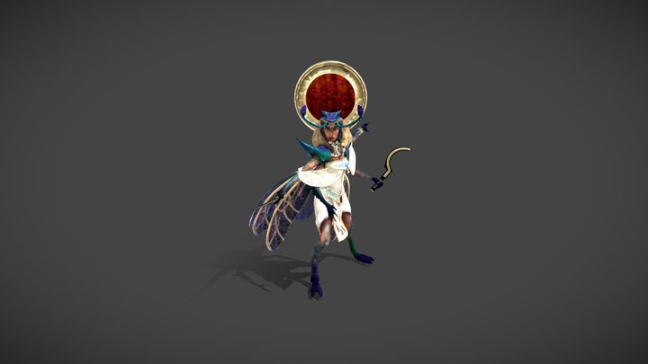 Guardian of Khepri 3D Model