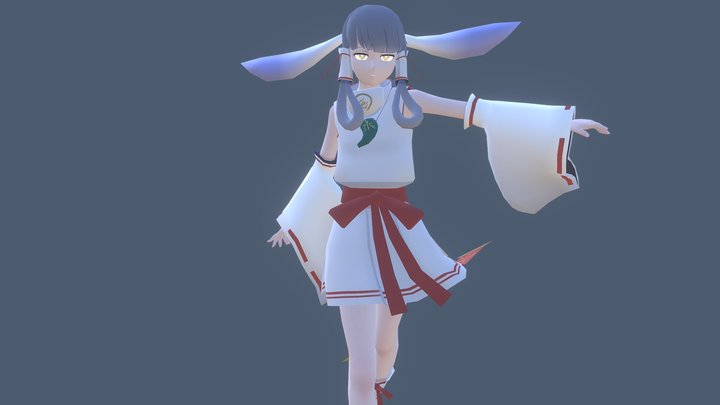 兎月 UDUKI 3D Model