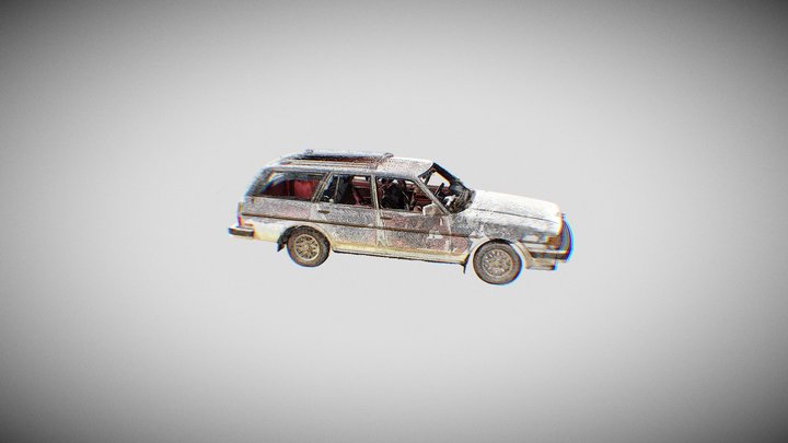 1987 MX72 Toyota Cressida Station Wagon 3D Model