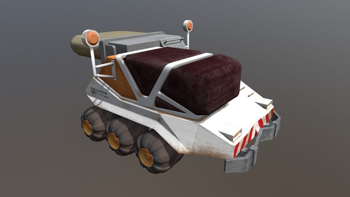 Vehicle for the Crash site 3D Model