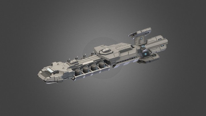 星舰舰队快速攻击舰（概念图） 3D Model