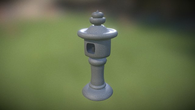 Japanese lantern 3D Model