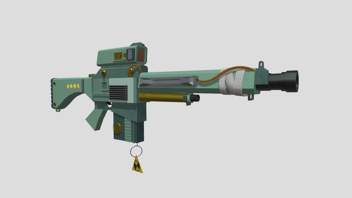 Gun_mesh 3D Model