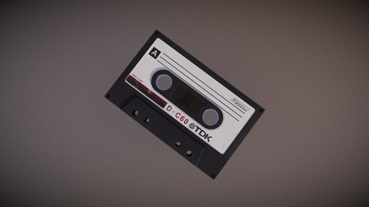 Compact Cassette 3D Model
