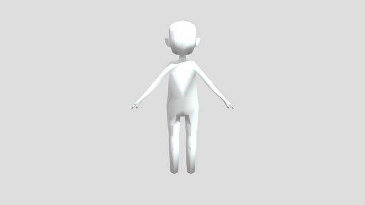 Base character body v2 3D Model