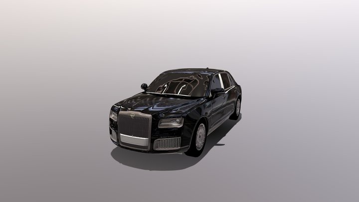 Aurus Senat Sedan 2019 3D Model