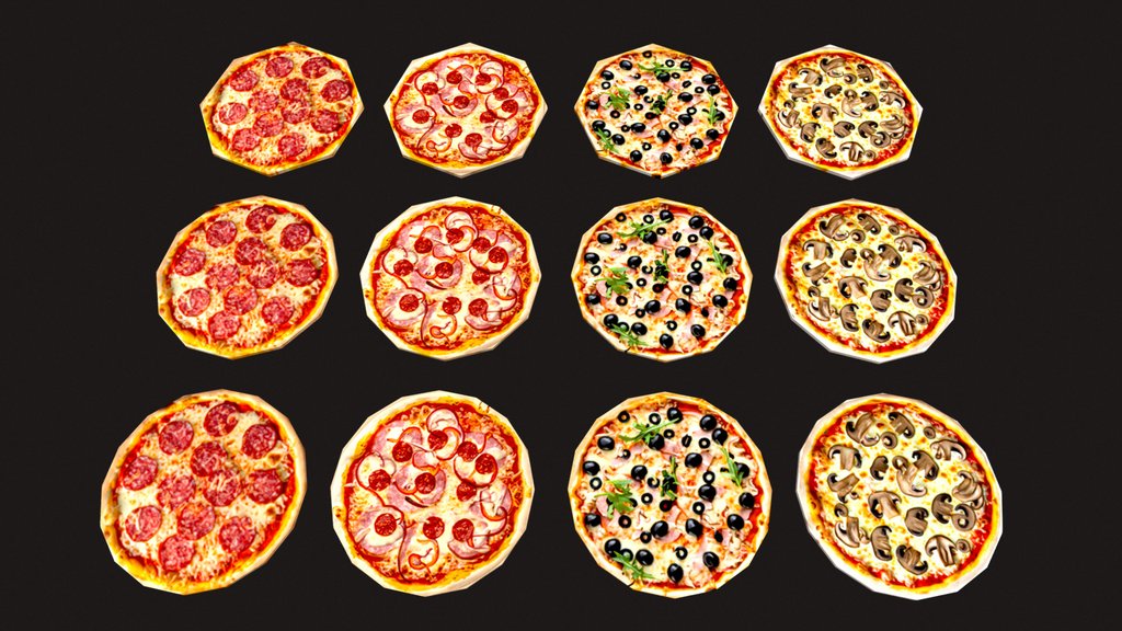🍕🍕tasty lowpoly pizza🍕🍕