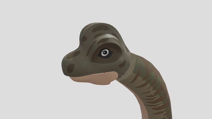 Lego Brachiosaurus 3D Model