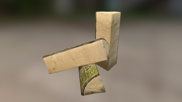 firewood 3D Model
