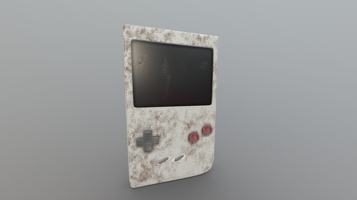 GameBoy SubstancePainter 3D Model