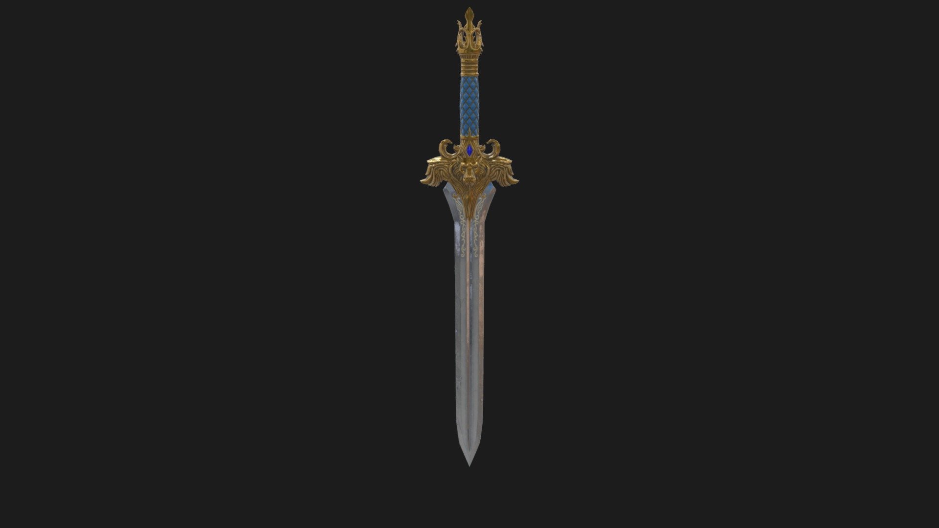 Wow Stylized Sword 3d Model By Ningxiaobo Ningxiaobo2010 [fdc281d] Sketchfab