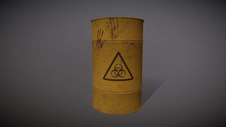 Biohazard Barrel v1.0 3D Model