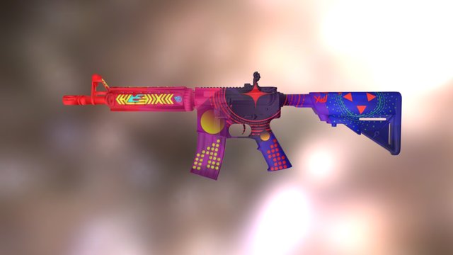 Home world cs go skin 3D Model