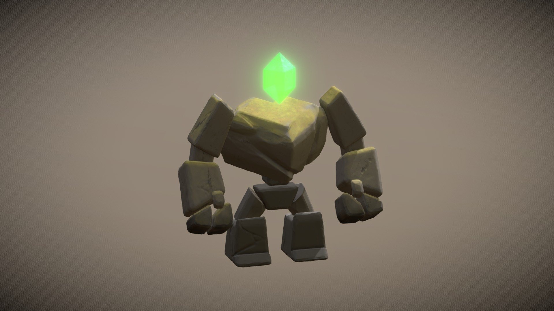 Stone Golem - 3D model by its.rafihayyan [fdc4442] - Sketchfab