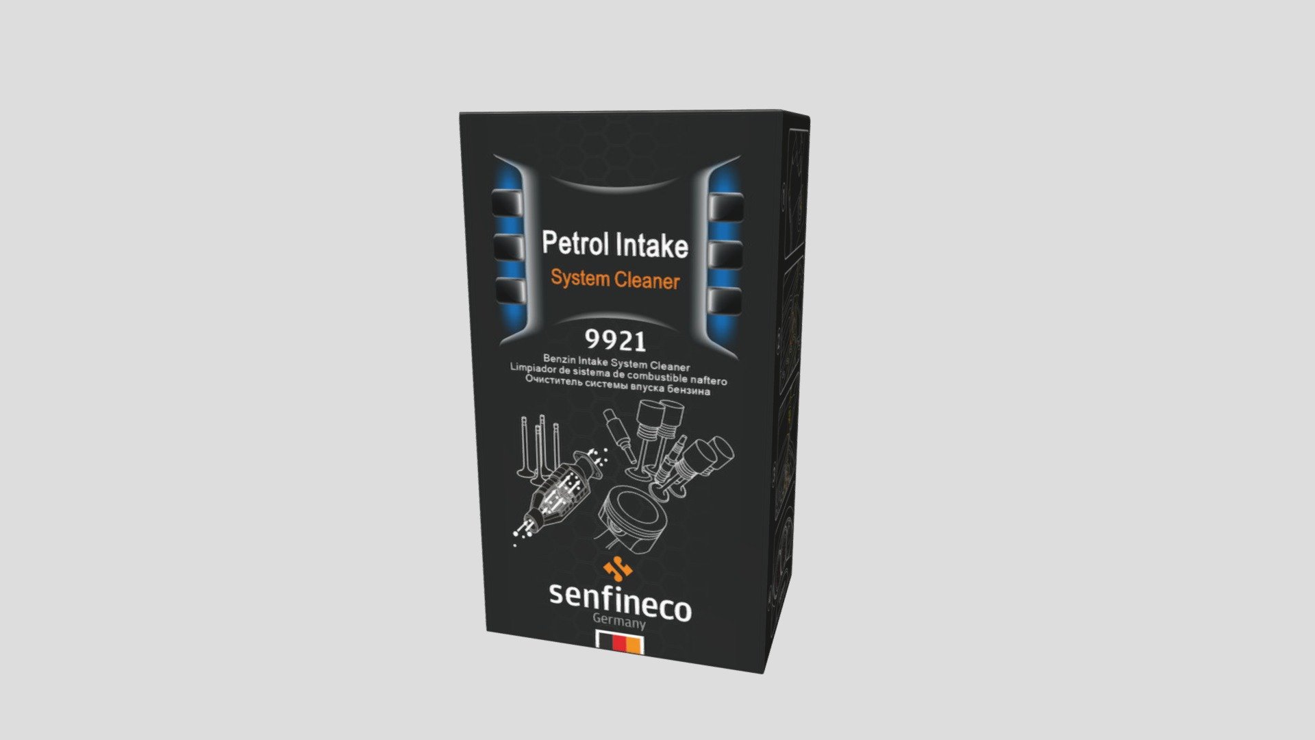 9921 Petrol Intake System Cleaner — Sketchfab embed 3D viewer