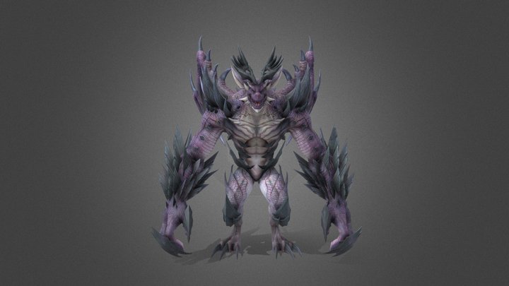 Devil .fbx to daz studio 3D Model