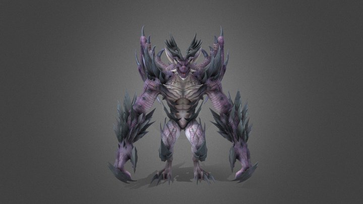 Devil .fbx to daz studio 3D Model