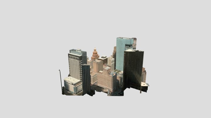 Houston City 3D Model