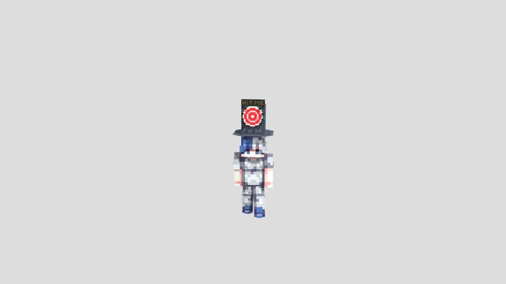 Target Hat Player 3D Model