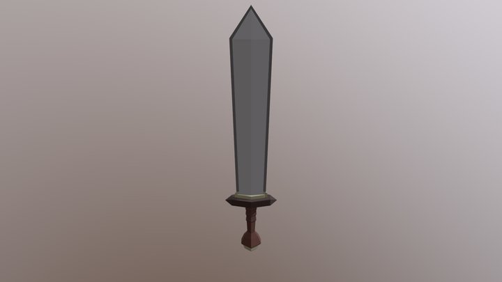 Simple Sword 3D Model