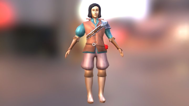 Tailor Character 3D Model