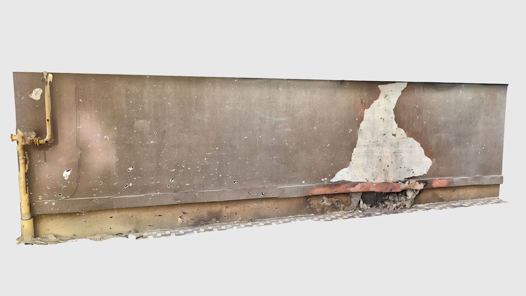 Shelled wall 04