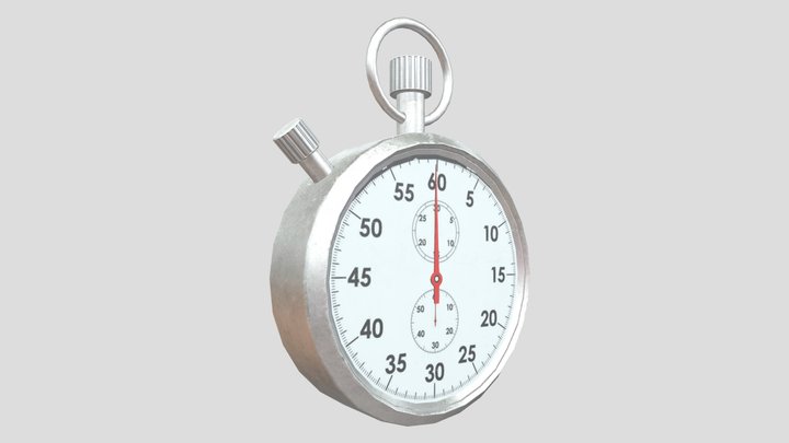 Stopwatch 3D Model